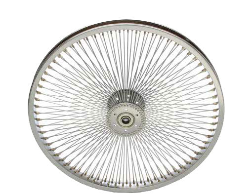 20" Hollow-Hub Steel Bike Wheel 144 Spoke