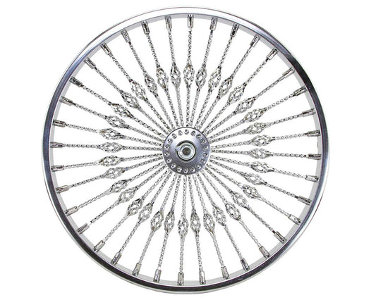 20" Steel Front Bike Wheel Twisted Cage 36 Spoke