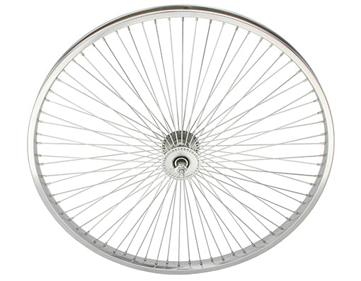 26 x 3 bicycle wheels 26" Steel Front Wheel 72 Spoke – Mi Gente Customs