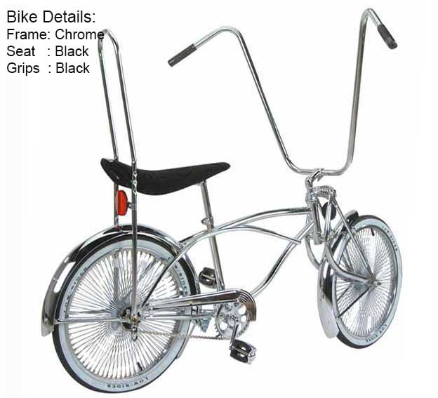 chopper lowrider bicycle 20" Lowrider Bike 553-3 – Mi Gente Customs