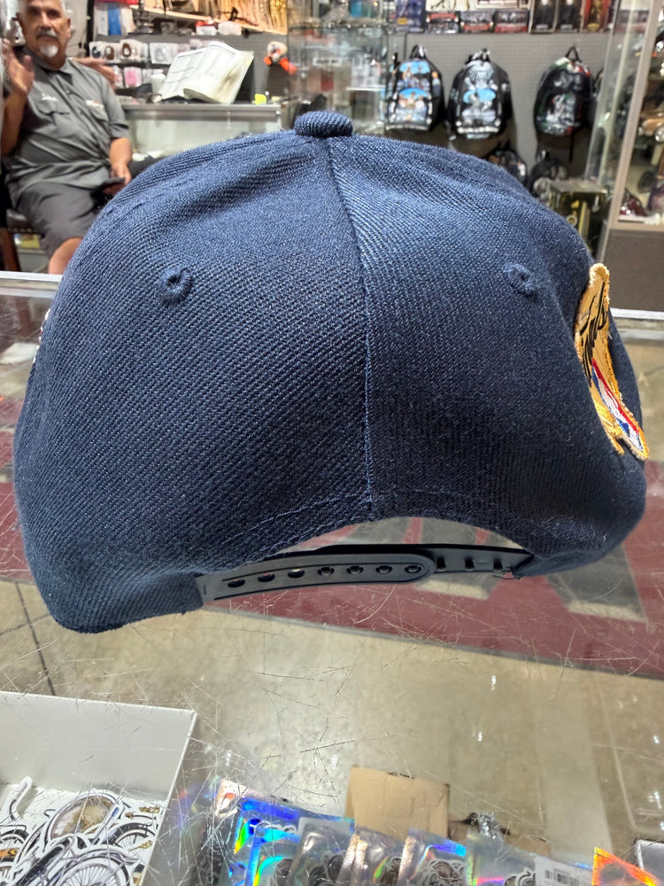 Denver Nuggets hat Navy Burgundy DEN snap back