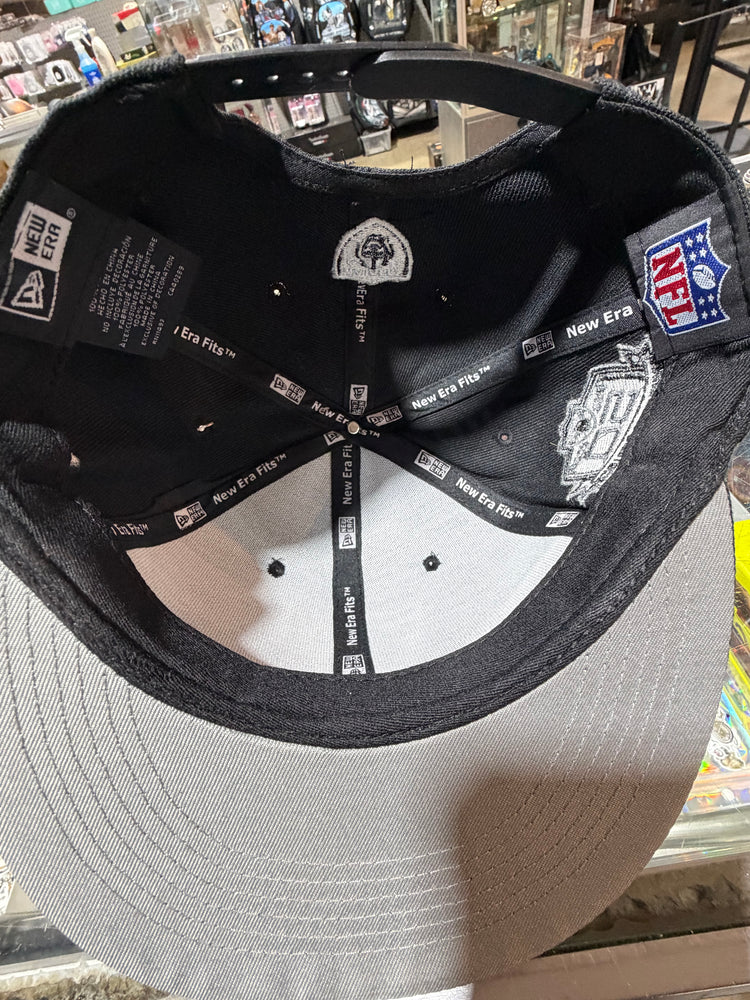 Las Vegas Raiders Black Grey Gray hat replica snap back