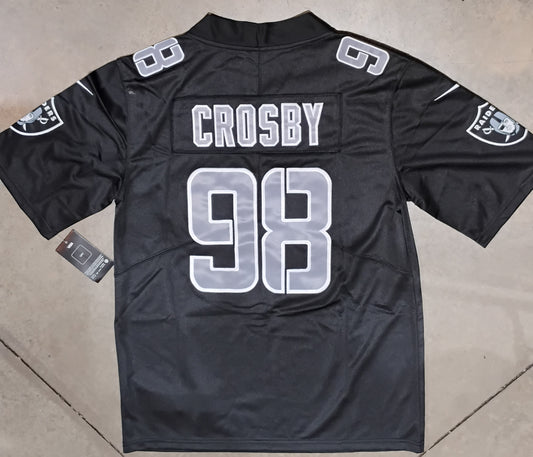 Las Vegas Raiders Jersey Maxx Crosby # 98 Black with Patch