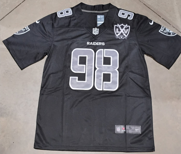 Las Vegas Raiders Jersey Maxx Crosby # 98 Black with Patch