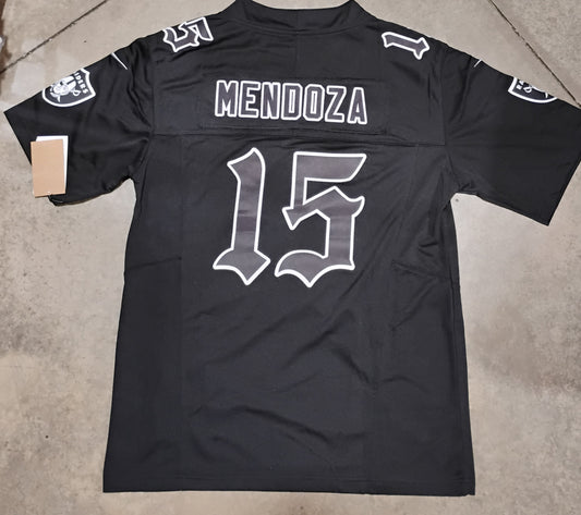 Las Vegas Raiders Jersey Fernando Mendoza # 15 Black with Patch
