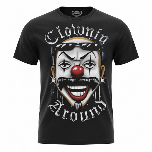 DGA T Shirt Homies Clown Prince Big Face Lowrider Chicano Art David Gonzales