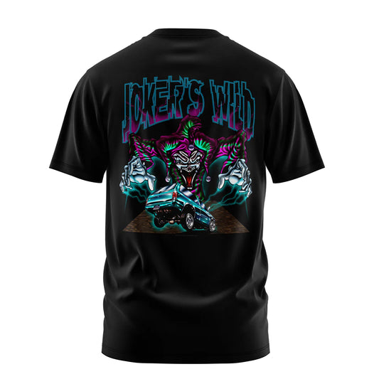 Rollin Hard T Tee Shirt Jokers Wild Black