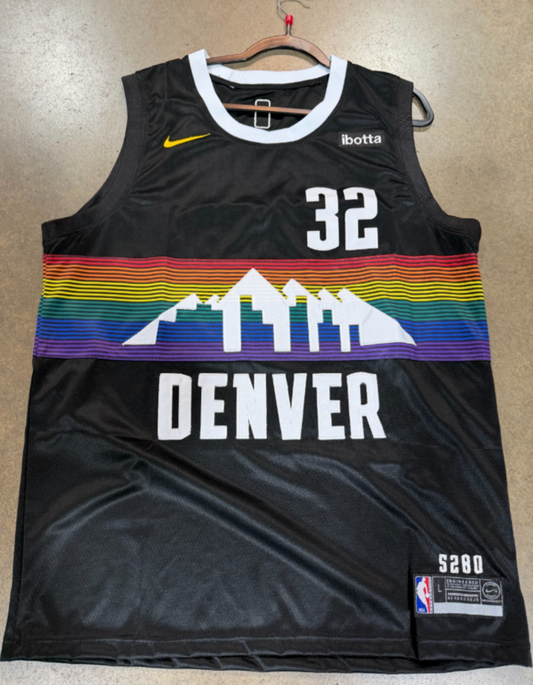 Denver Nuggets Aaron Gordon 32 City edition Black Rainbow replica