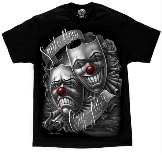 DGA T Shirt Homies Clown Prince Big Face Lowrider Chicano Art David Gonzales