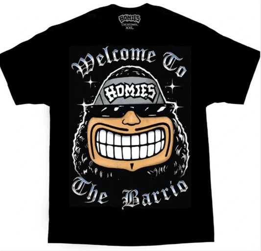 DGA T Shirt Homies Smiley Big Face Lowrider Chicano Art David Gonzales