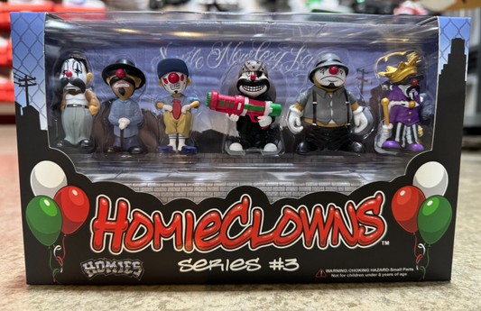 Homies Clowns Series 3 Figures Set of 6 PCS