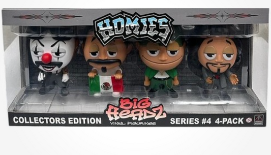 Homies Big Headz 4 Pack Figure Set Series 4