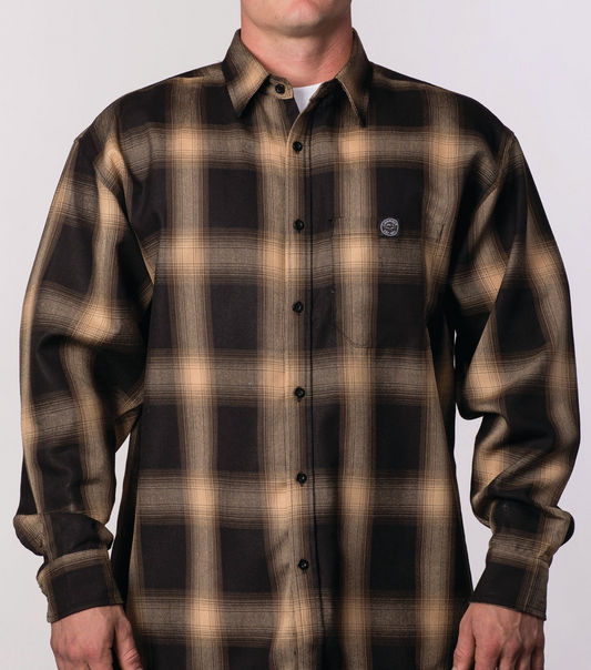 Lowrider Veterano Long Sleeve Brown Black Burgundy Blue
