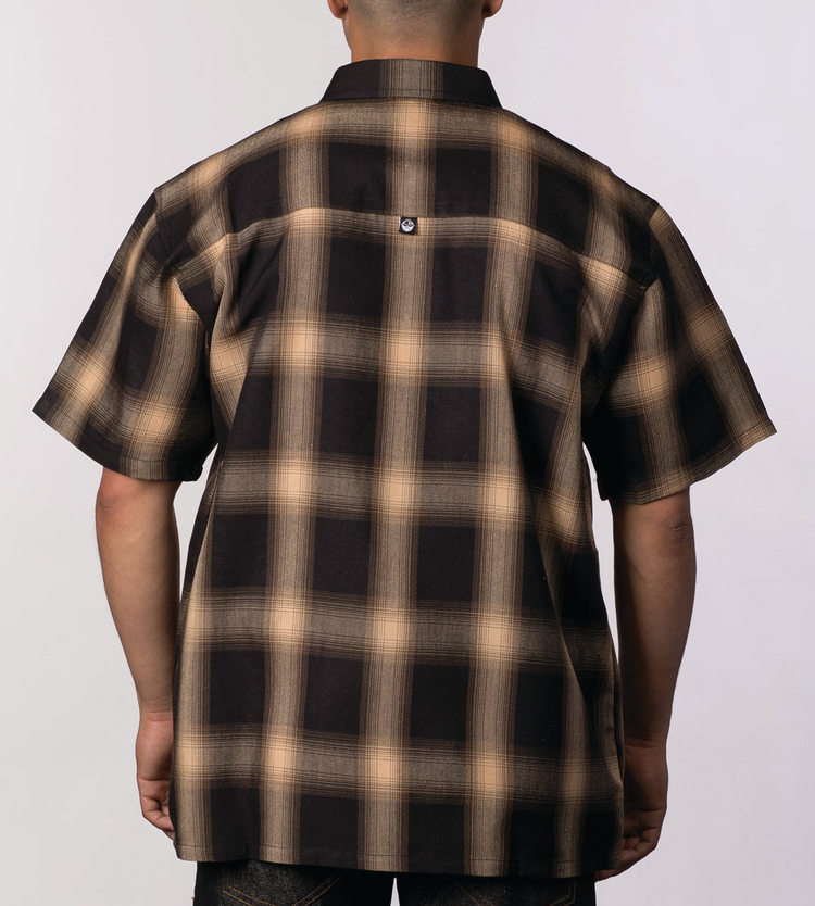 Lowrider Veterano Short Sleeve Brown Black Burgundy Blue