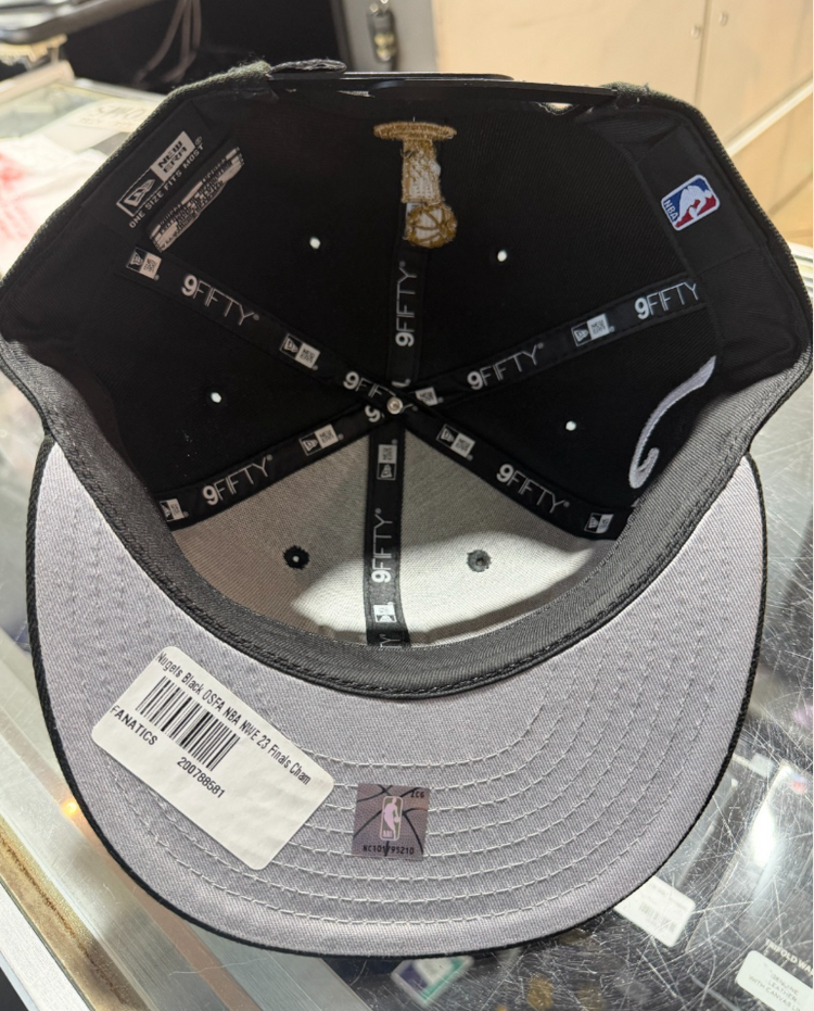 Denver Nuggets Hat Cap Black 22-23 Champions Champion NBA DEN snap back