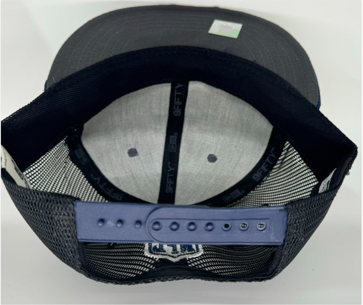 Dallas Cowboys Trucker Navy Grey Gray hat blue snap back
