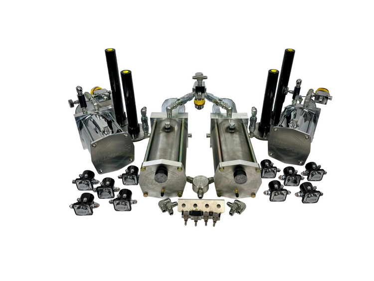 4 Pump Kit w/ Dual Front Piston Pumps (Front/Back/Corner/Corner)