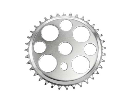 Lowrider Lucky 7 Sprocket 36t 1/2 x 1/8 Chrome.