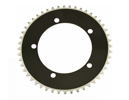 Alloy Chainring 1/2 x 1/8 48t Black.