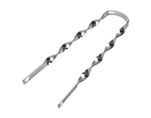 20" Twisted Fender Braces Chrome.