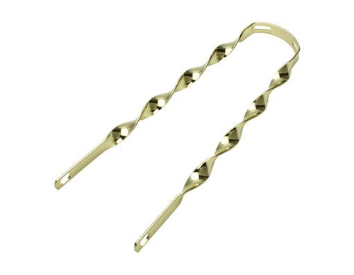 20" Twisted Fender Braces Gold.