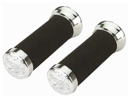 Grips Foam Black/Chrome 127 Eagle.