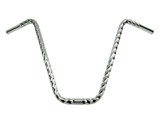 Dyno Square Twisted Handlebar 16" 25.4mm Chrome.