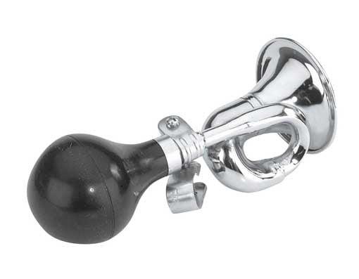 Bugle Horn 7-1/4" Chrome.