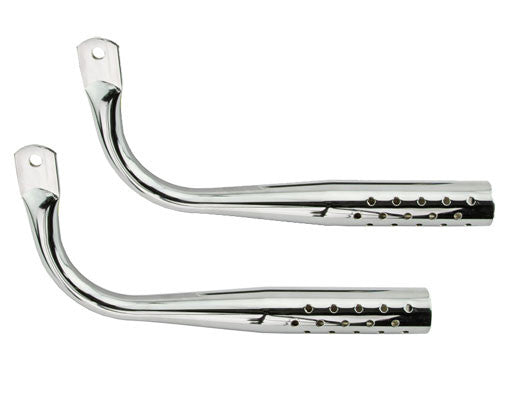 Muffler W/Holes Chrome.