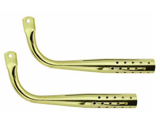 Muffler W/Holes Gold.