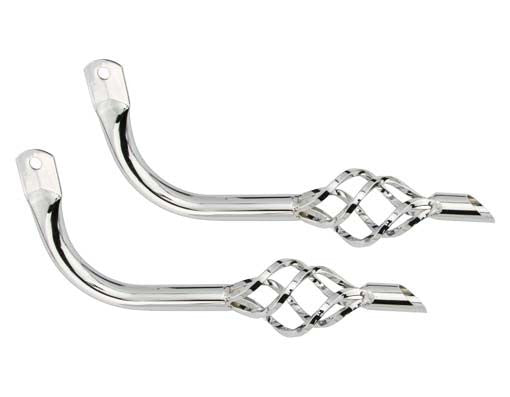 Muffler W/Cage Chrome.