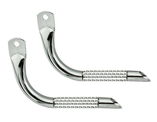 Quadruple Twisted Muffler Chrome.