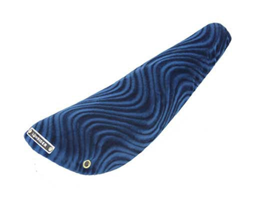 16" Banana Saddle Velour Blue.