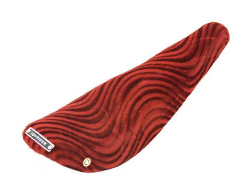16" Banana Saddle Velour Red.