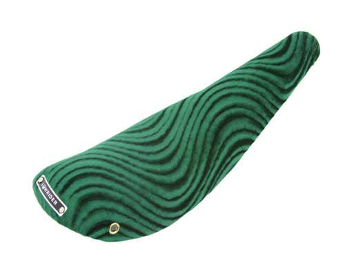 16" Banana Saddle Velour Green.