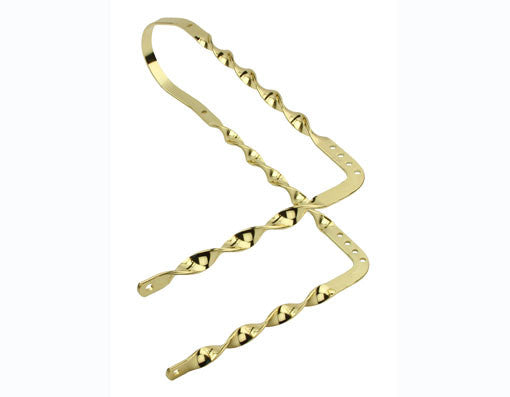 Bent Twisted Sissy Bar Gold.