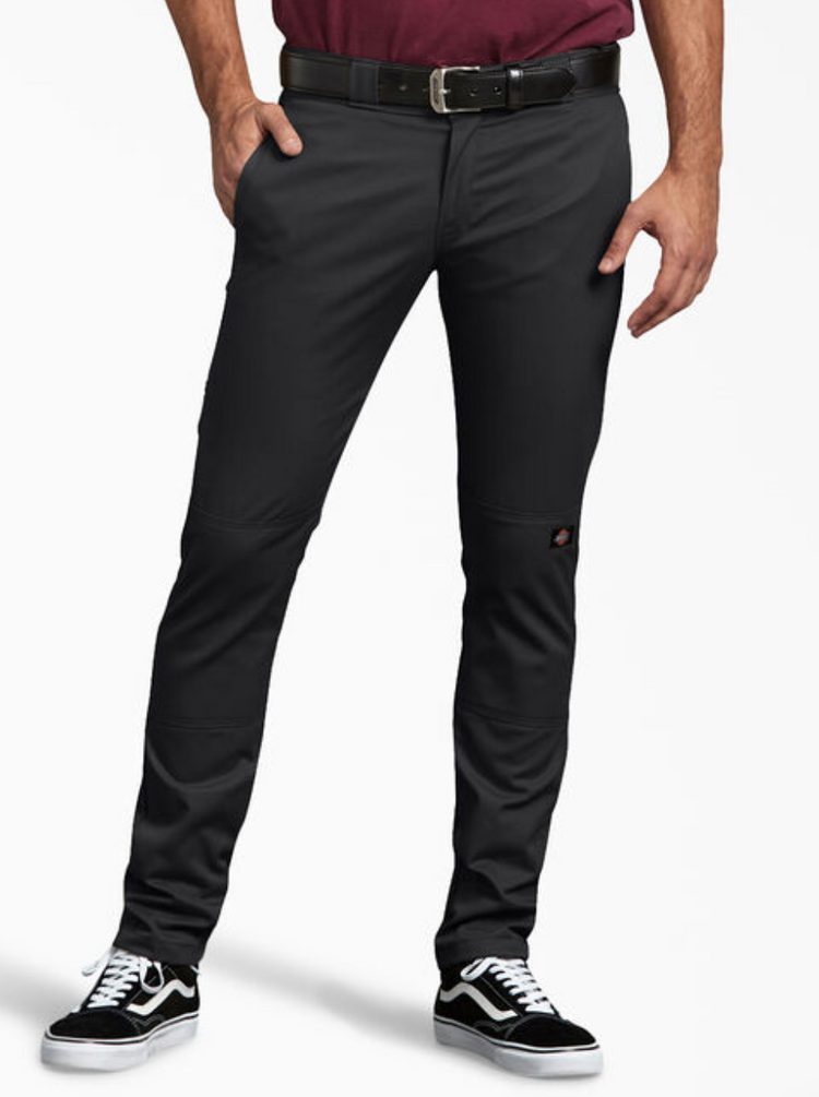 Dickies skinny fit double knee cell phone pocket pants