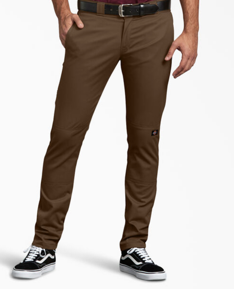 Dickies skinny fit double knee cell phone pocket pants