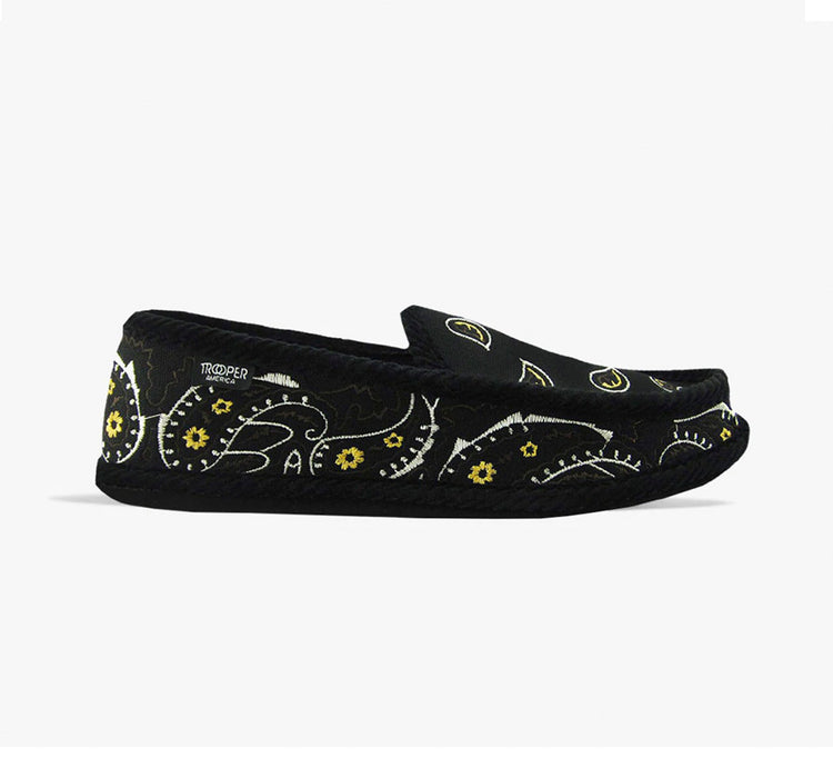 Embroidered Paisley Bandana Shoe