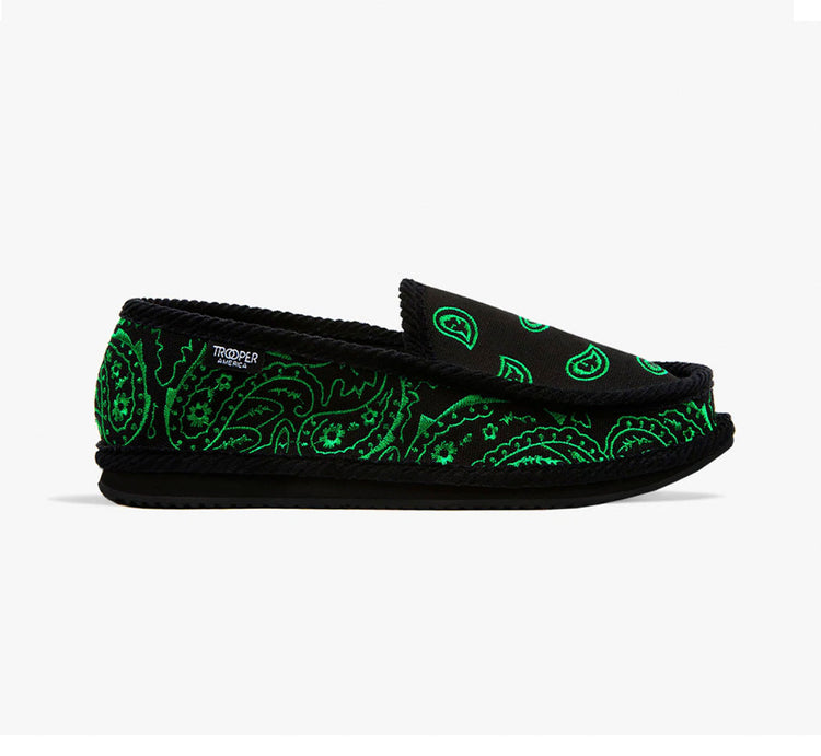 Embroidered Paisley Bandana Shoe