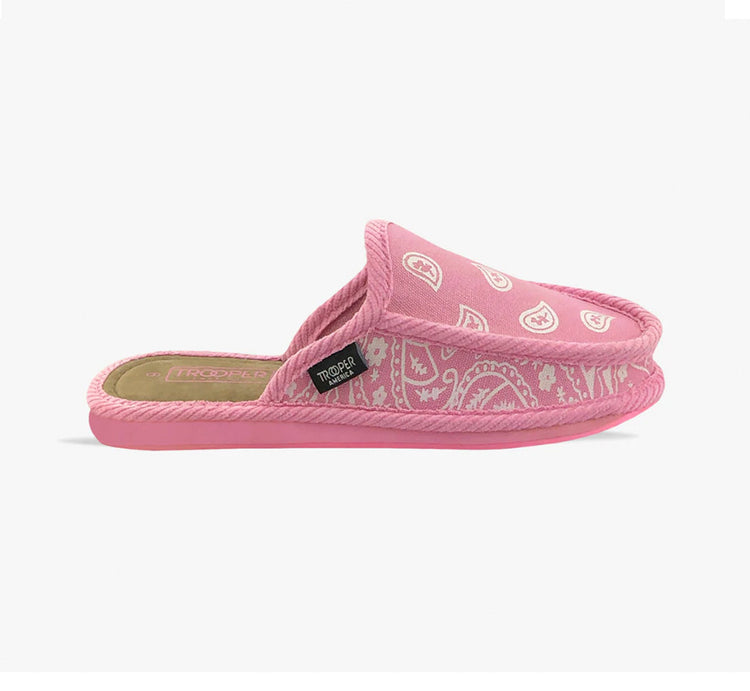 Open Back Paisley Bandana Shoe