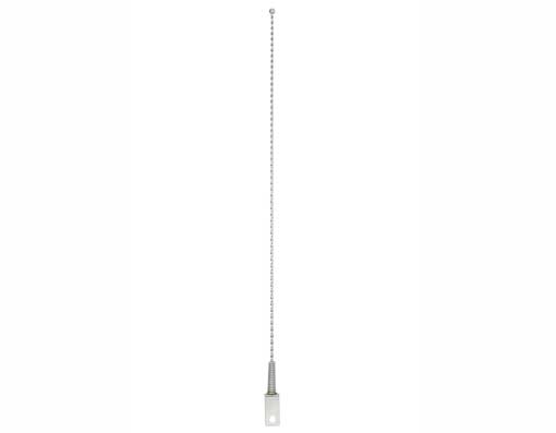 Lowrider Twisted Antenna Chrome