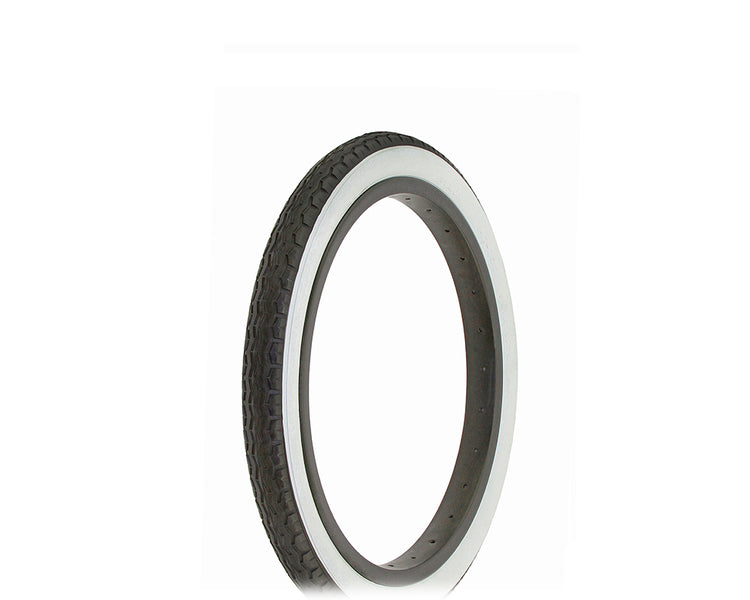 Tire 16 x 1.75 Black/White Side Wall HF-160A.