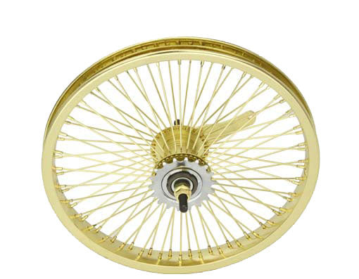 16" Steel Coaster Bike Wheel 72 Spoke
