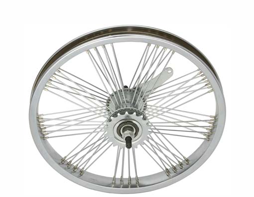 16" Fan Steel Coaster Bike Wheel 72 Spoke