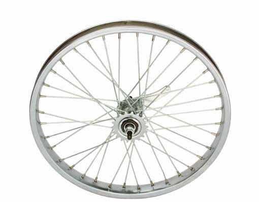 20" 2.125 Steel Coaster Bike Wheel 36 Spoke