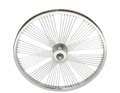 20" Fan Steel Front Bike Wheel 72 Spoke