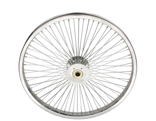 20" Hollow-Hub Steel Bike Wheel 72 Spoke