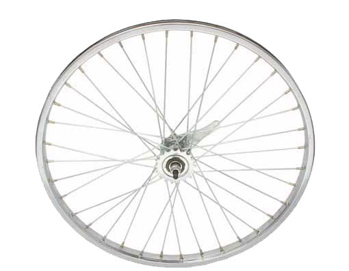 24" x 1.75 Steel Coaster Bike Wheel 36 Spoke