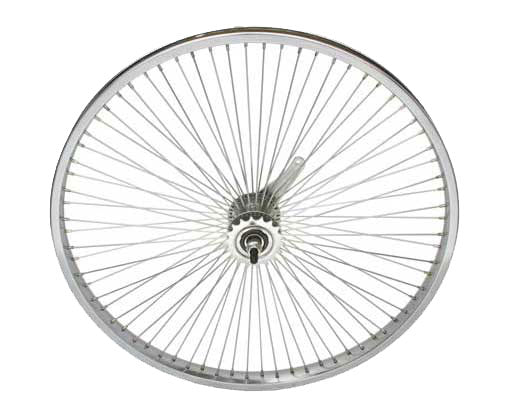 24" Steel Coaster Bike Wheel 72 Spoke
